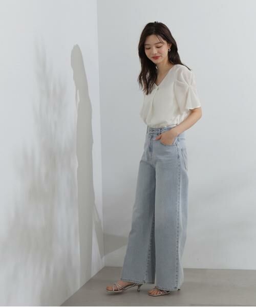 **PROPORTION BODY DRESSING / プロポーションボディドレッシング シャツ・ブラウス | タックフレアーブラウス | 詳細4