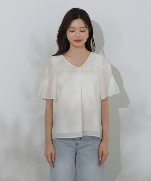 **PROPORTION BODY DRESSING / プロポーションボディドレッシング シャツ・ブラウス | タックフレアーブラウス | 詳細5