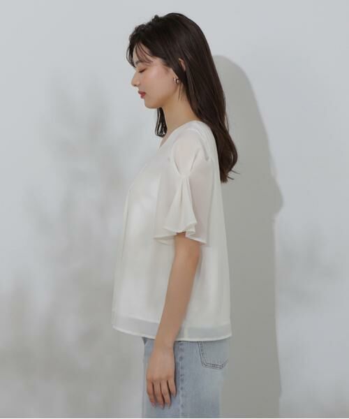 **PROPORTION BODY DRESSING / プロポーションボディドレッシング シャツ・ブラウス | タックフレアーブラウス | 詳細6