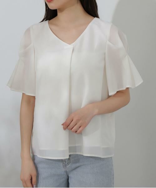 **PROPORTION BODY DRESSING / プロポーションボディドレッシング シャツ・ブラウス | タックフレアーブラウス | 詳細8