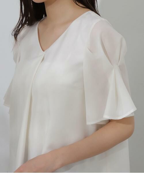 **PROPORTION BODY DRESSING / プロポーションボディドレッシング シャツ・ブラウス | タックフレアーブラウス | 詳細9