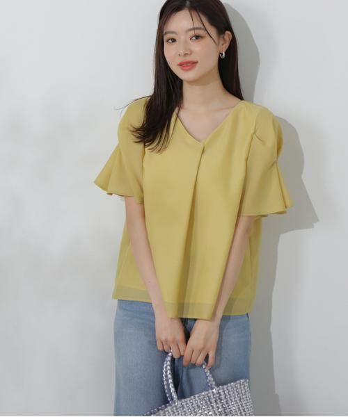 **PROPORTION BODY DRESSING / プロポーションボディドレッシング シャツ・ブラウス | タックフレアーブラウス | 詳細13