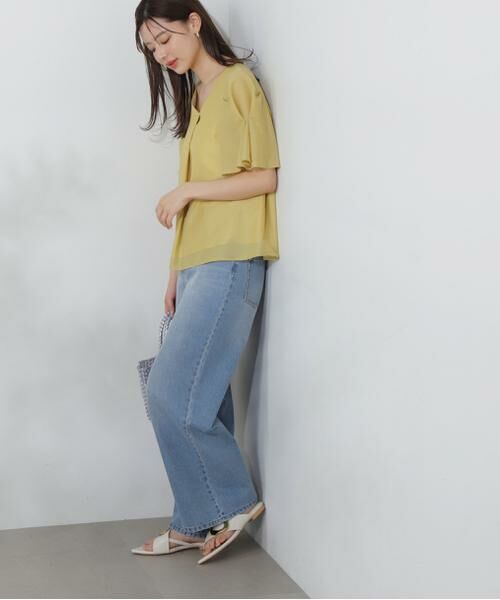 **PROPORTION BODY DRESSING / プロポーションボディドレッシング シャツ・ブラウス | タックフレアーブラウス | 詳細15