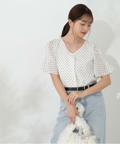 **PROPORTION BODY DRESSING / プロポーションボディドレッシング シャツ・ブラウス | タックフレアーブラウス | 詳細27