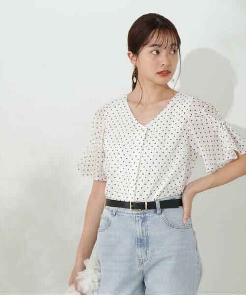 **PROPORTION BODY DRESSING / プロポーションボディドレッシング シャツ・ブラウス | タックフレアーブラウス | 詳細28