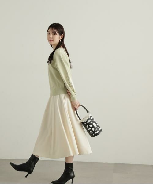 ＊＊PROPORTION BODY DRESSING / プロポーションボディドレッシング　 スカート | ソフトタッチフレアスカート（エクリュ1）