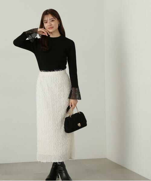 ＊＊PROPORTION BODY DRESSING / プロポーションボディドレッシング　 スカート | 3Dレースタイトスカート | 詳細12