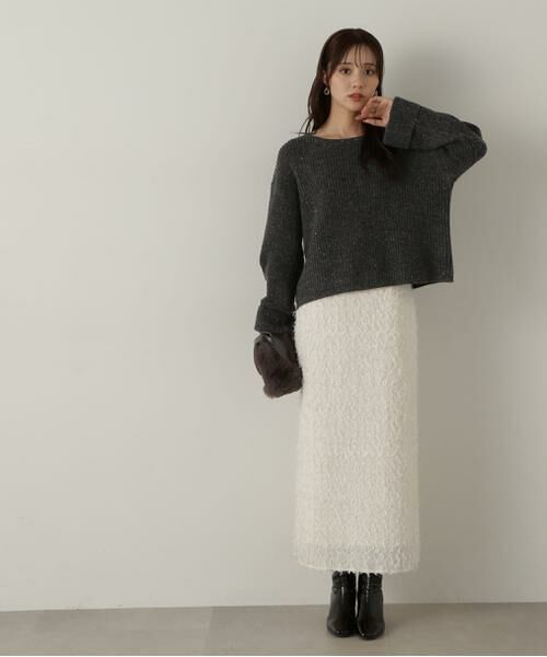 ＊＊PROPORTION BODY DRESSING / プロポーションボディドレッシング　 スカート | 3Dレースタイトスカート | 詳細13