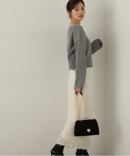 ＊＊PROPORTION BODY DRESSING / プロポーションボディドレッシング　 スカート | 3Dレースタイトスカート | 詳細3