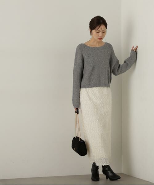 ＊＊PROPORTION BODY DRESSING / プロポーションボディドレッシング　 スカート | 3Dレースタイトスカート | 詳細5