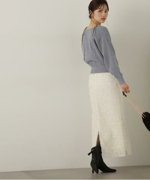 ＊＊PROPORTION BODY DRESSING / プロポーションボディドレッシング　 スカート | 3Dレースタイトスカート | 詳細6