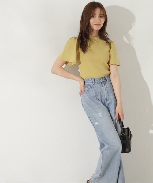 【IONSEOUL】★男女兼用★ポイントビンテージワイドデニム2色 SHIPS｜SHIPS Colors:デニム ワイドパンツ4◇ | Rakuten Fashion