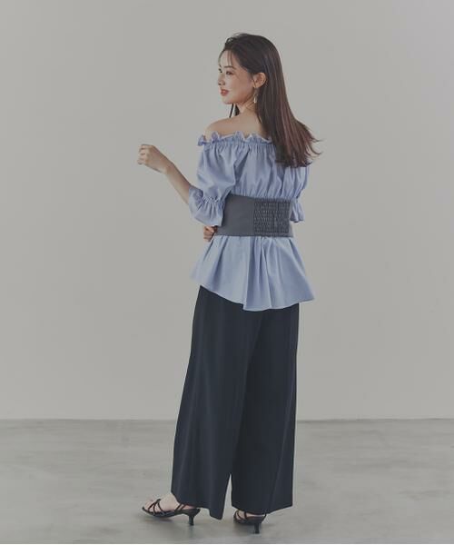 ＊＊PROPORTION BODY DRESSING / プロポーションボディドレッシング　 パンツ | ナチュラルタックパンツ | 詳細3