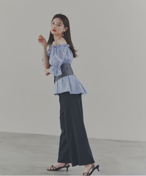 ＊＊PROPORTION BODY DRESSING / プロポーションボディドレッシング　 パンツ | ナチュラルタックパンツ | 詳細4