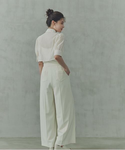 ＊＊PROPORTION BODY DRESSING / プロポーションボディドレッシング　 パンツ | ナチュラルタックパンツ | 詳細22