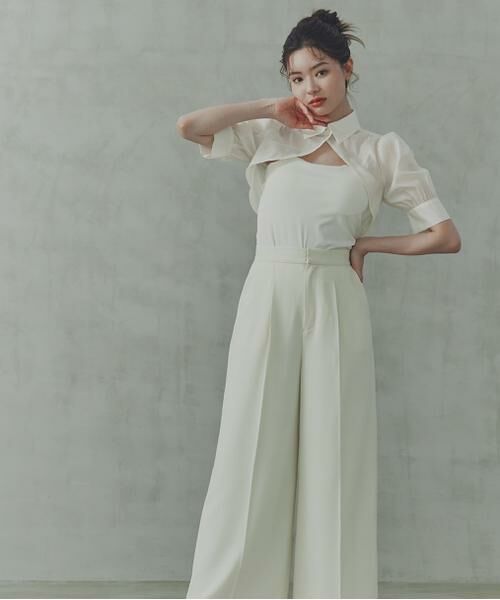 ＊＊PROPORTION BODY DRESSING / プロポーションボディドレッシング　 パンツ | ナチュラルタックパンツ | 詳細23