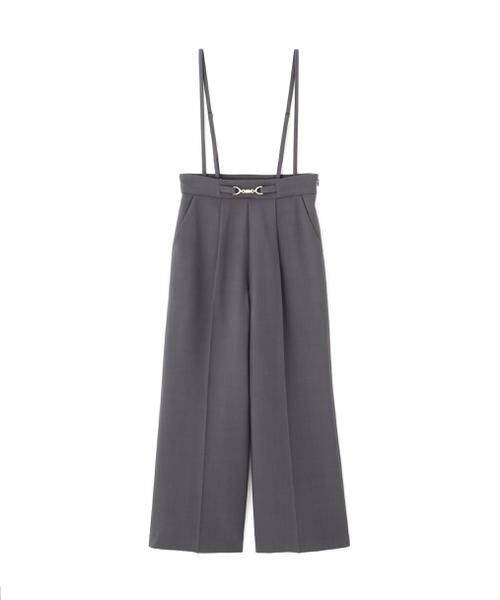 ＊＊PROPORTION BODY DRESSING / プロポーションボディドレッシング　 パンツ | サスペンダー付きビットワイドパンツ | 詳細1