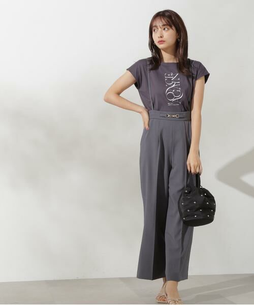 ＊＊PROPORTION BODY DRESSING / プロポーションボディドレッシング　 パンツ | サスペンダー付きビットワイドパンツ | 詳細10