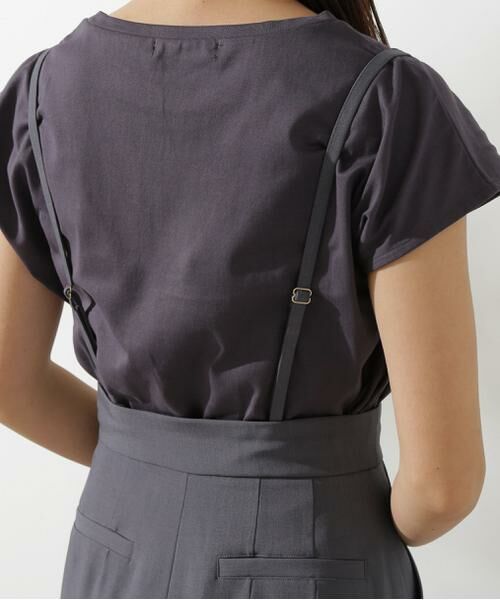 ＊＊PROPORTION BODY DRESSING / プロポーションボディドレッシング　 パンツ | サスペンダー付きビットワイドパンツ | 詳細19