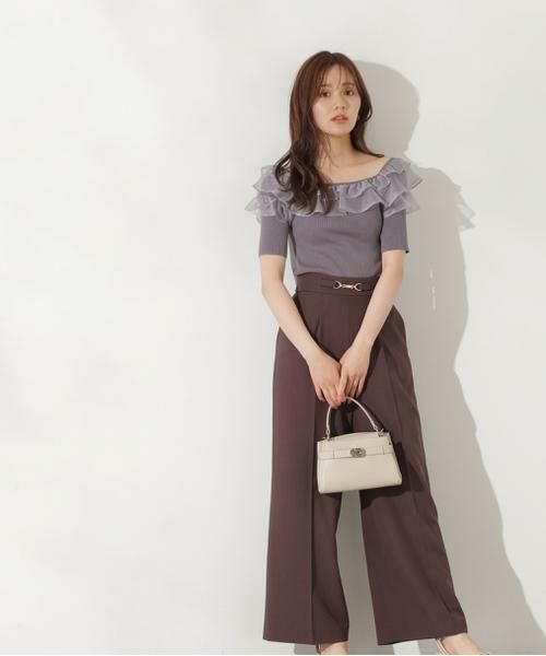 ＊＊PROPORTION BODY DRESSING / プロポーションボディドレッシング　 パンツ | サスペンダー付きビットワイドパンツ | 詳細28