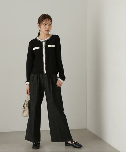 ＊＊PROPORTION BODY DRESSING / プロポーションボディドレッシング　 パンツ | ハイウエストデニムパンツ24AW | 詳細10