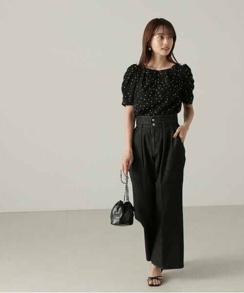 ＊＊PROPORTION BODY DRESSING / プロポーションボディドレッシング　 パンツ | ハイウエストデニムパンツ24AW | 詳細3