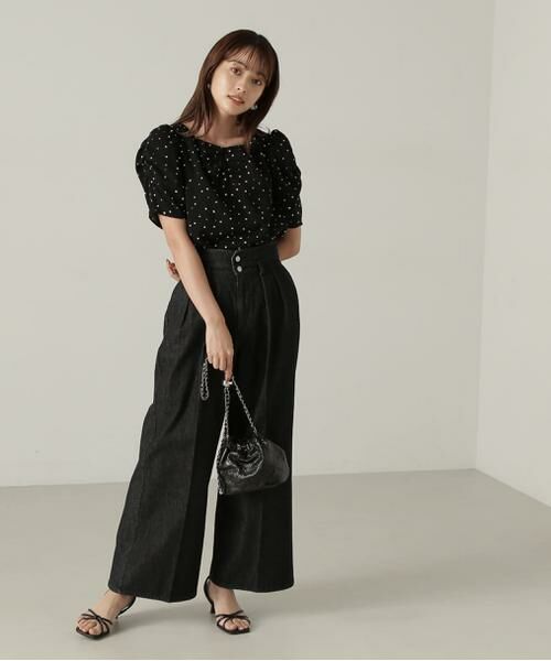 ＊＊PROPORTION BODY DRESSING / プロポーションボディドレッシング　 パンツ | ハイウエストデニムパンツ24AW | 詳細4