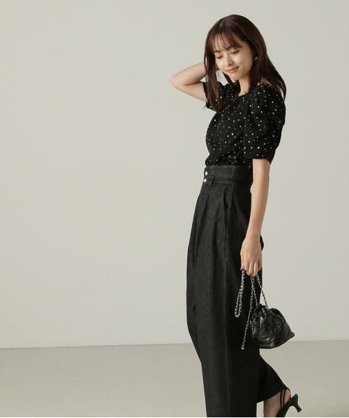 ＊＊PROPORTION BODY DRESSING / プロポーションボディドレッシング　 パンツ | ハイウエストデニムパンツ24AW | 詳細6