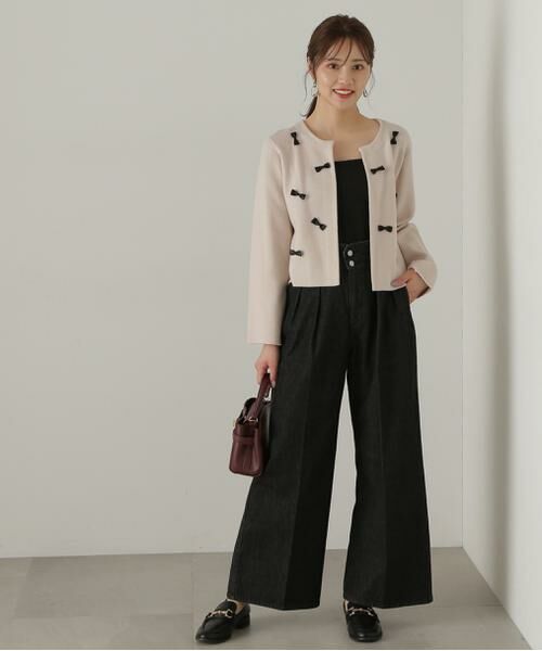 ＊＊PROPORTION BODY DRESSING / プロポーションボディドレッシング　 パンツ | ハイウエストデニムパンツ24AW | 詳細7