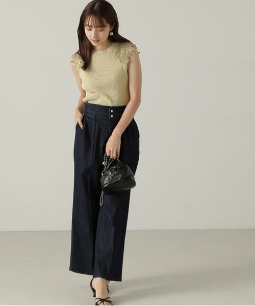 ＊＊PROPORTION BODY DRESSING / プロポーションボディドレッシング　 パンツ | ハイウエストデニムパンツ24AW | 詳細16