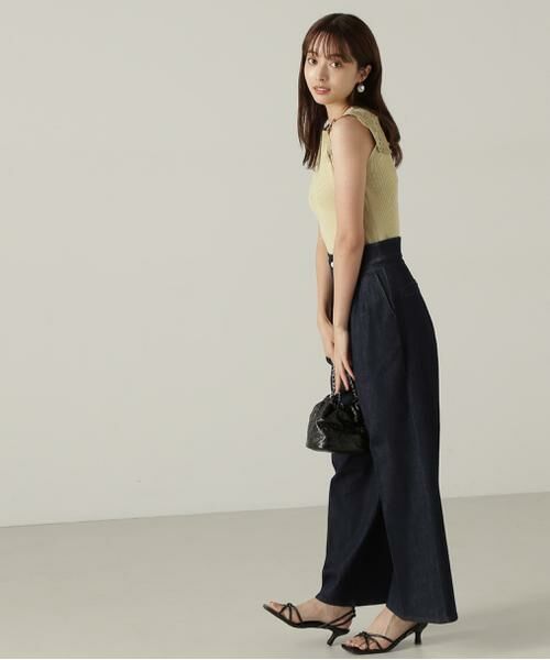 ＊＊PROPORTION BODY DRESSING / プロポーションボディドレッシング　 パンツ | ハイウエストデニムパンツ24AW | 詳細17