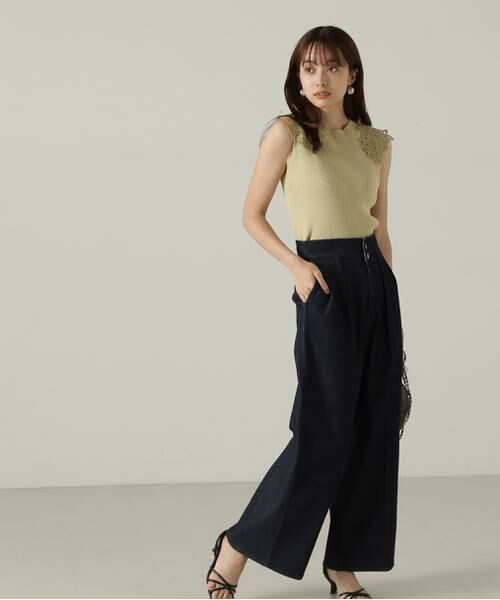 ＊＊PROPORTION BODY DRESSING / プロポーションボディドレッシング　 パンツ | ハイウエストデニムパンツ24AW | 詳細18