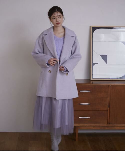 ＊＊PROPORTION BODY DRESSING / プロポーションボディドレッシング　 ワンピース | ニット×チュールスカートセットアップ | 詳細28