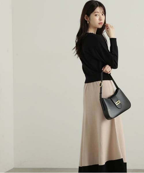 ＊＊PROPORTION BODY DRESSING / プロポーションボディドレッシング　 ワンピース | バイカラーパールニットセットアップ | 詳細8