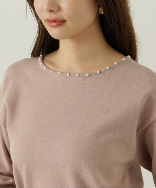 ＊＊PROPORTION BODY DRESSING / プロポーションボディドレッシング　 ワンピース | バイカラーパールニットセットアップ | 詳細28