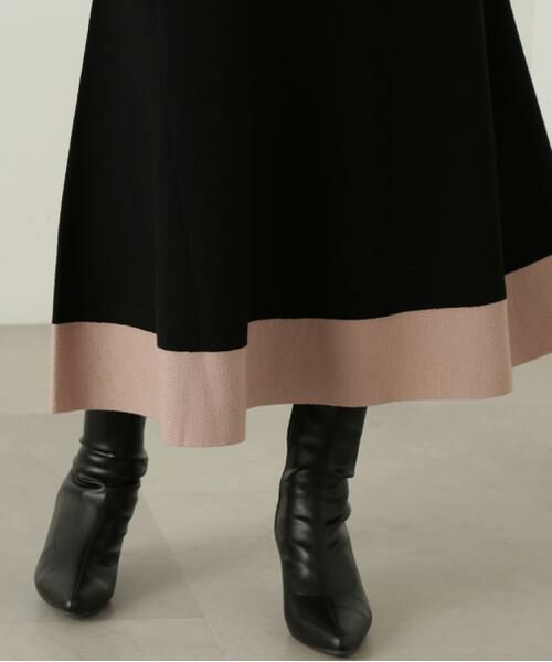 ＊＊PROPORTION BODY DRESSING / プロポーションボディドレッシング　 ワンピース | バイカラーパールニットセットアップ | 詳細30