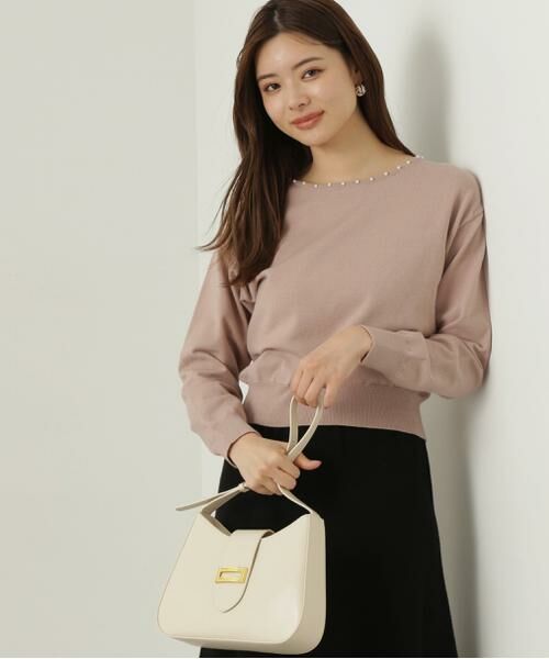 ＊＊PROPORTION BODY DRESSING / プロポーションボディドレッシング　 ワンピース | バイカラーパールニットセットアップ | 詳細23