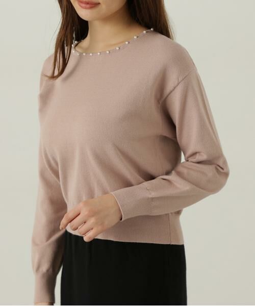 ＊＊PROPORTION BODY DRESSING / プロポーションボディドレッシング　 ワンピース | バイカラーパールニットセットアップ | 詳細27