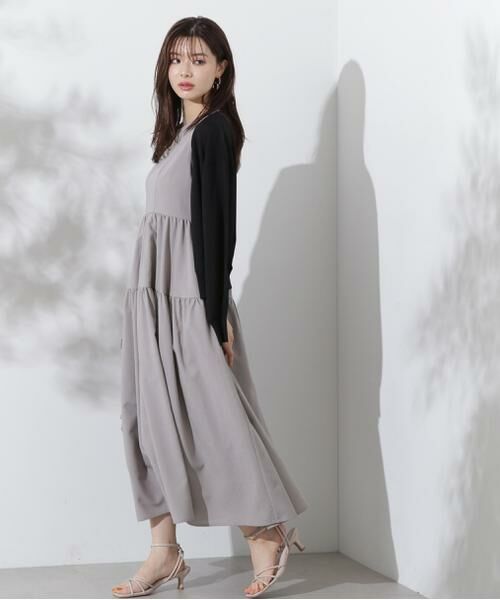 ＊＊PROPORTION BODY DRESSING / プロポーションボディドレッシング　 ワンピース | ノースリティアードワンピース | 詳細10