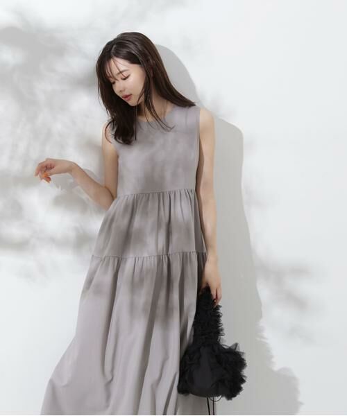 ＊＊PROPORTION BODY DRESSING / プロポーションボディドレッシング　 ワンピース | ノースリティアードワンピース | 詳細7
