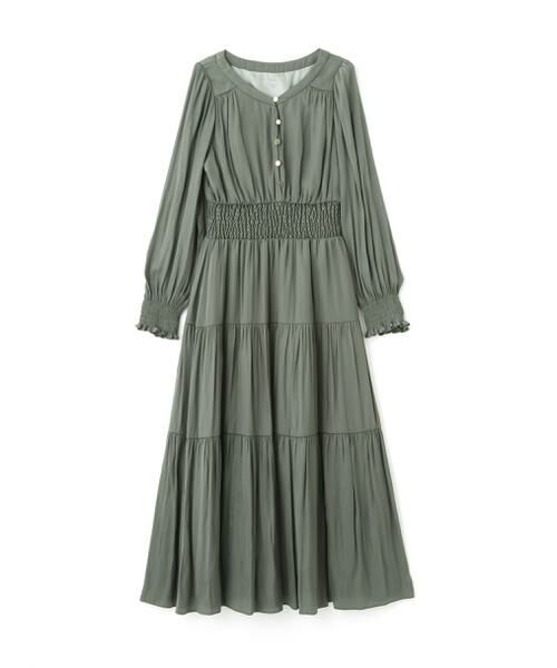 セール】 ギャザーティアードワンピース24AW （ワンピース