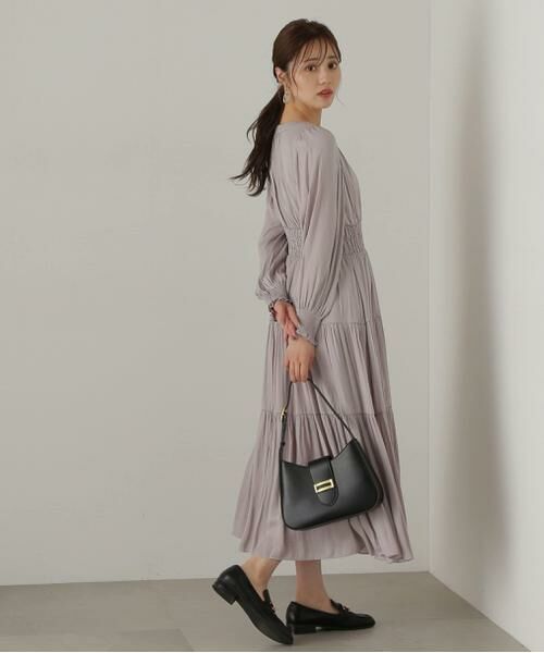 セール】 ギャザーティアードワンピース24AW （ワンピース