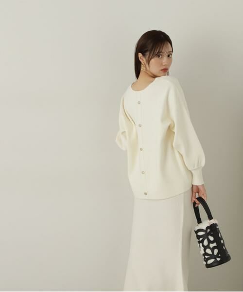 ＊＊PROPORTION BODY DRESSING / プロポーションボディドレッシング　 ワンピース | マトンスリーブニットセットアップ　24AW | 詳細2