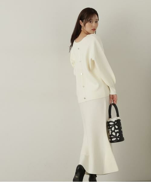 ＊＊PROPORTION BODY DRESSING / プロポーションボディドレッシング　 ワンピース | マトンスリーブニットセットアップ　24AW | 詳細6