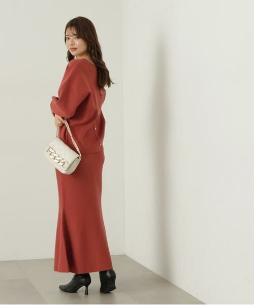 ＊＊PROPORTION BODY DRESSING / プロポーションボディドレッシング　 ワンピース | マトンスリーブニットセットアップ　24AW | 詳細30