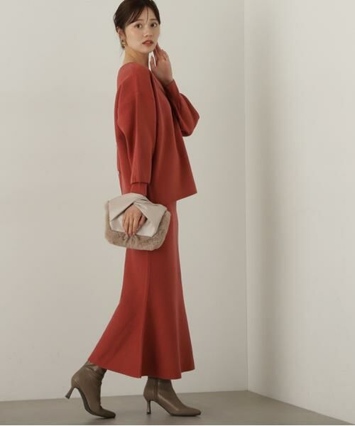 ＊＊PROPORTION BODY DRESSING / プロポーションボディドレッシング　 ワンピース | マトンスリーブニットセットアップ　24AW | 詳細25