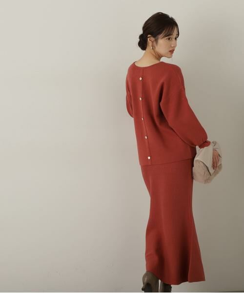 ＊＊PROPORTION BODY DRESSING / プロポーションボディドレッシング　 ワンピース | マトンスリーブニットセットアップ　24AW | 詳細26