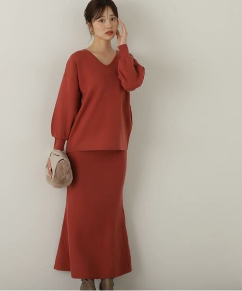 ＊＊PROPORTION BODY DRESSING / プロポーションボディドレッシング　 ワンピース | マトンスリーブニットセットアップ　24AW | 詳細27