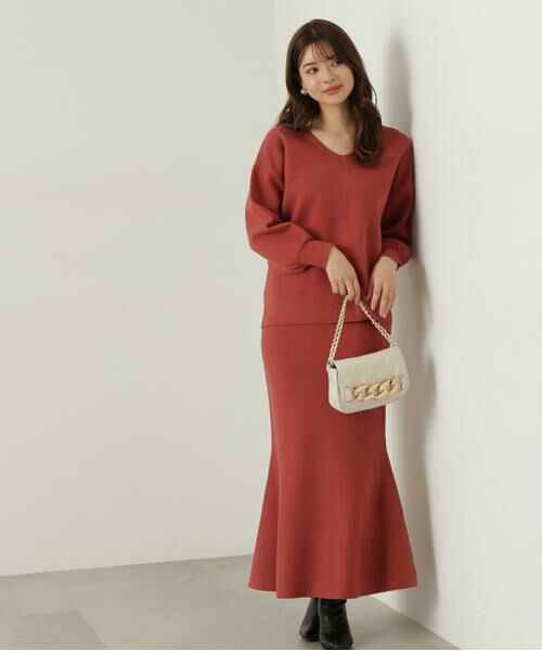 ＊＊PROPORTION BODY DRESSING / プロポーションボディドレッシング　 ワンピース | マトンスリーブニットセットアップ　24AW | 詳細28