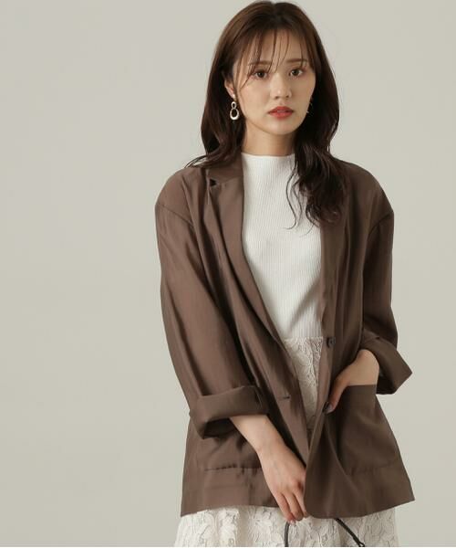 ＊＊PROPORTION BODY DRESSING / プロポーションボディドレッシング　 テーラードジャケット | シアージャケット24AW | 詳細4